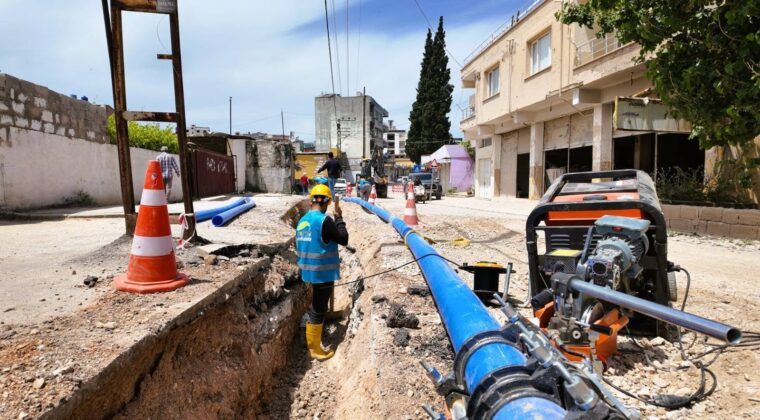 EYHANLI VE KUMLU İÇME SUYU ŞEBEKESİ YENİLENİYOR