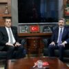 BAŞKAN AHMET SALMAN YUMUŞAK’TAN BAKAN YARDIMCISI AYDIN’A ZİYARET
