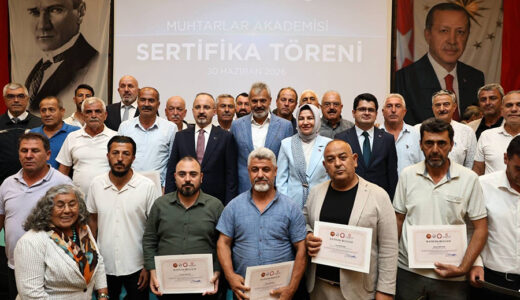 MUHTARLAR AKADEMİSİ SERTİFİKA TÖRENİ GERÇEKLEŞTİRİLDİ