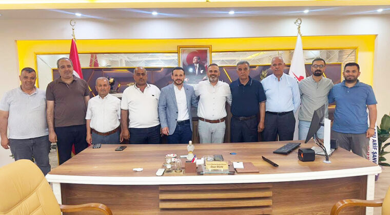 BAŞKAN KURT’TAN TOLAN’A HAYIRLI OLSUN ZİYARETİ