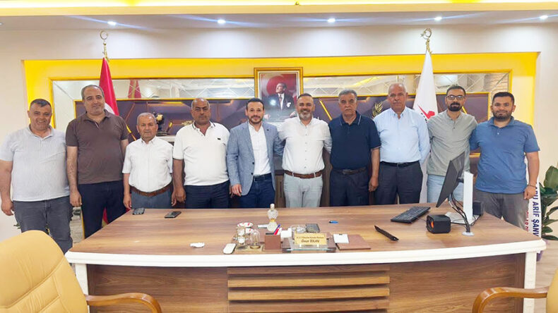 BAŞKAN KURT’TAN TOLAN’A HAYIRLI OLSUN ZİYARETİ