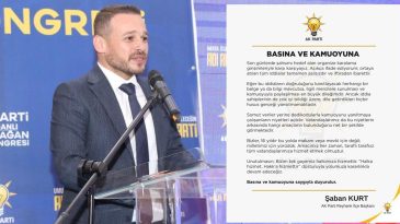 BAŞKAN KURT: ŞAHSIMA YÖNELİK İDDİALAR YALANDIR