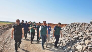 DSİ Yönetimi Reyhanlı Barajı’nı İnceledi