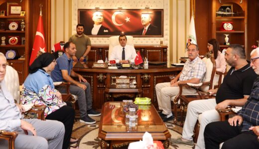 BAŞKAN AHMET SALMAN YUMUŞAK VATANDAŞLARLA BULUŞTU
