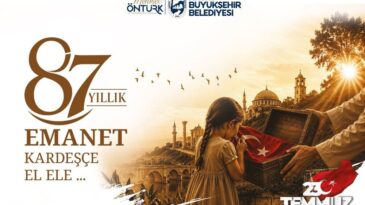 BAŞKAN ÖNTÜRK’TEN 23 TEMMUZ MESAJI