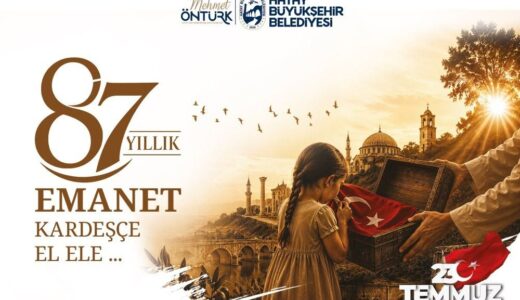 BAŞKAN ÖNTÜRK’TEN 23 TEMMUZ MESAJI