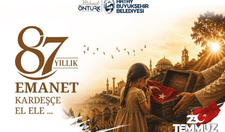 BAŞKAN ÖNTÜRK’TEN 23 TEMMUZ MESAJI