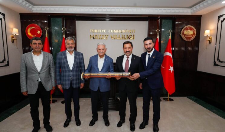 Binali Yıldırım’dan Hatay Valiliği’ne Ziyaret