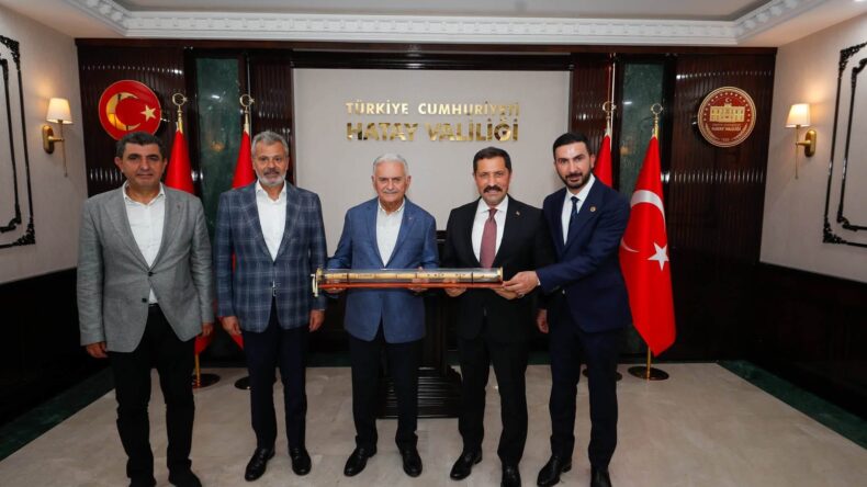 Binali Yıldırım’dan Hatay Valiliği’ne Ziyaret