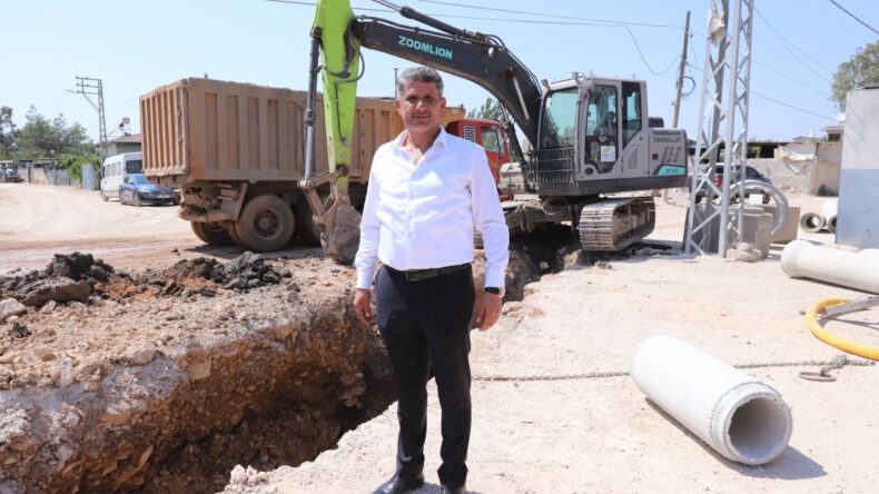 TAYFUR SÖKMEN MAHALLESİ’NDE KANALİZASYON ÇALIŞMALARI HIZ KAZANDI