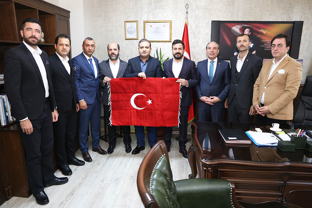 ŞEHİT VE GAZİ DERNEKLERİNDEN TAZEARSLAN’A ZİYARET