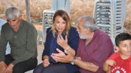 Milletvekili Nermin Yıldırım Kara Demir ailesini ziyaret etti