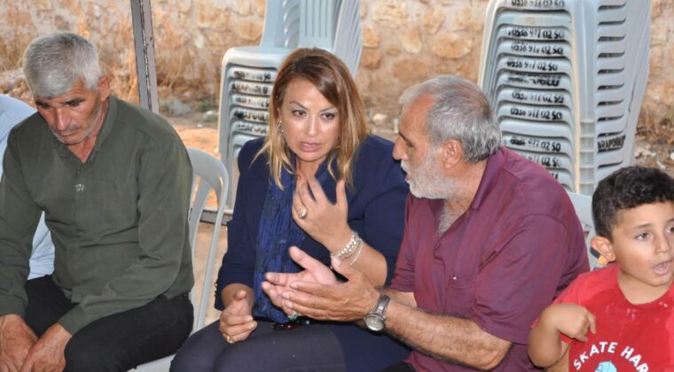 Milletvekili Nermin Yıldırım Kara Demir ailesini ziyaret etti