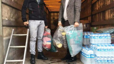 Saldırılardan kaçan ailelere  yardım kampanyası