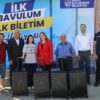 HATAY BÜYÜKŞEHİR BELEDİYESİ 15 İLÇEDE ÜNİVERSİTELİ GENÇLERE BAVUL DAĞITTI