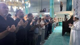 BİÇER VE DEMİR KARDEŞLER İÇİN GIYABİ CENAZE NAMAZI KILINDI