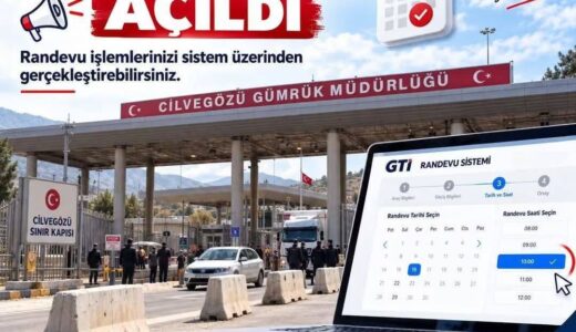 Cilvegözü Tır Parkı Randevu Sistemi Açıldı
