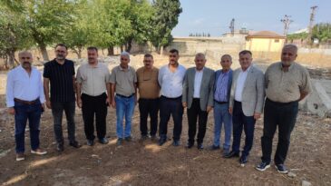 Milletvekili Şanverdi  Okul alanını inceledi
