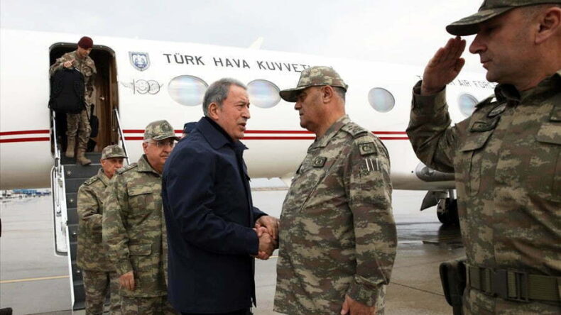 Bakan Akar ve komutanlar, Suriye sınırında