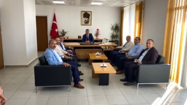 Başkan Hacıoğlu’dan, Kaymakam Öztürk’e Hayırlı Olsun Ziyareti
