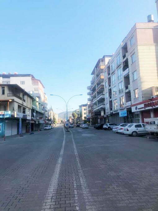 Reyhanlı sokağa çıkma yasağına uydu