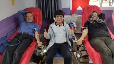 REYHANLI’DA “KAHRAMAN OLMAK KANINDA VAR  KAMPANYASI” İLGİ GÖRDÜ