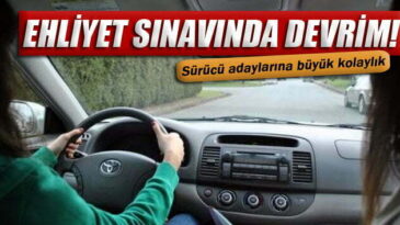 Direksiyon sınavında devrim!