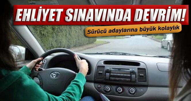 Direksiyon sınavında devrim!
