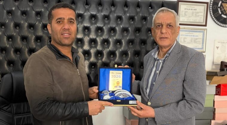 TEMEL’DEN  BAŞKAN AYDIN’A  ANLAMLI ZİYARET