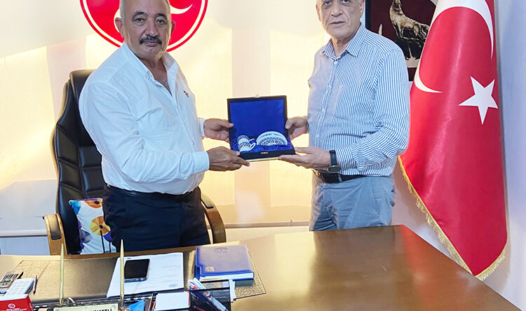 Başkan Temel’den MHP İlçe Başkanı Bahri Karaahmetli’ye Hayırlı Olsun Ziyareti