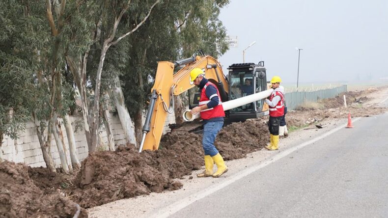 REYHANLI’DA 10 MAHALLENİN SU İLETİMİ GÜÇLENİYOR