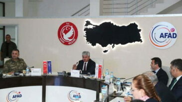 Vali Doğan Başkanlığında AFAD Koordinasyon Toplantısı Yapıldı