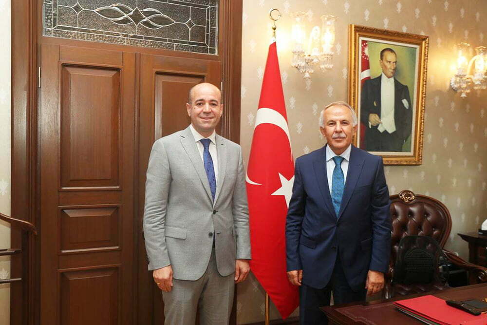 Vali Ata, Kumlu Kaymakamını Kabul Etti