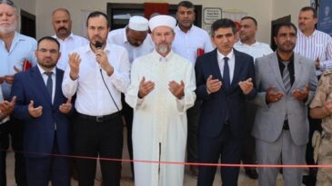 REYHANLI’DA DEPREMİN ARDINDAN 104. CAMİ  İBADETE AÇILDI