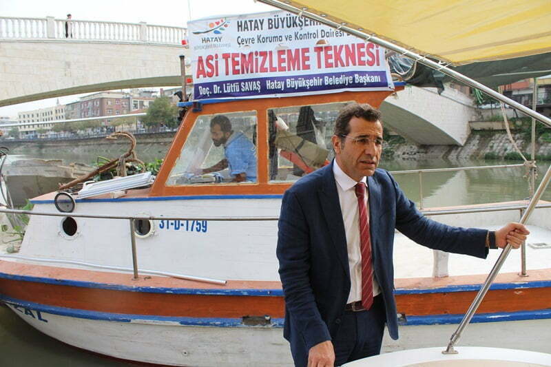 ASİ NEHRİ’NDE TEMİZLİK ÇALIŞMALARI DEVAM EDİYOR