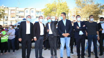 BAŞKAN SAVAŞ DEPREM BÖLGESİNDE