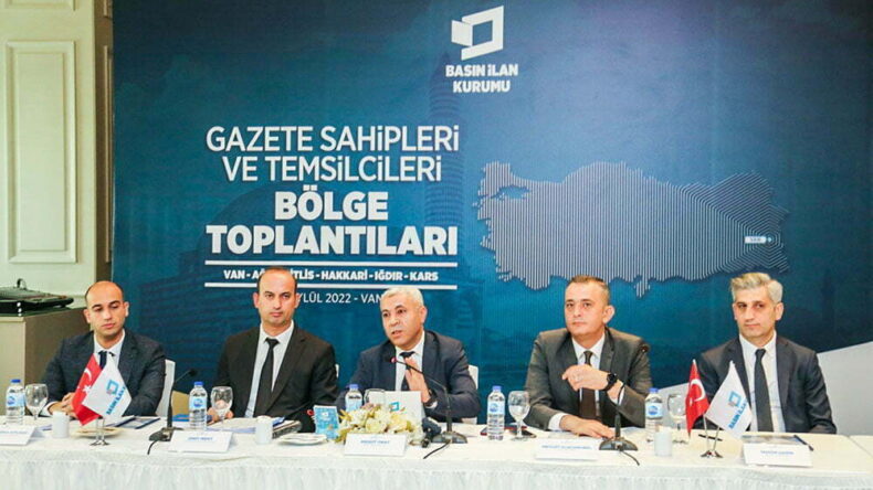 Van’da Gazete Sahipleri ve Temsilcileri Bölge Toplantısı Yapıldı