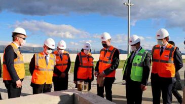 BÜYÜKELÇİ LANDRUT, OVA BÖLGESİNE YAPILAN 5. TESİSİ İNCELEDİ