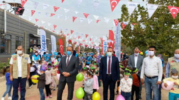 Suriyeli yetim çocuklar barış ve kardeşlik için zeytin topladı