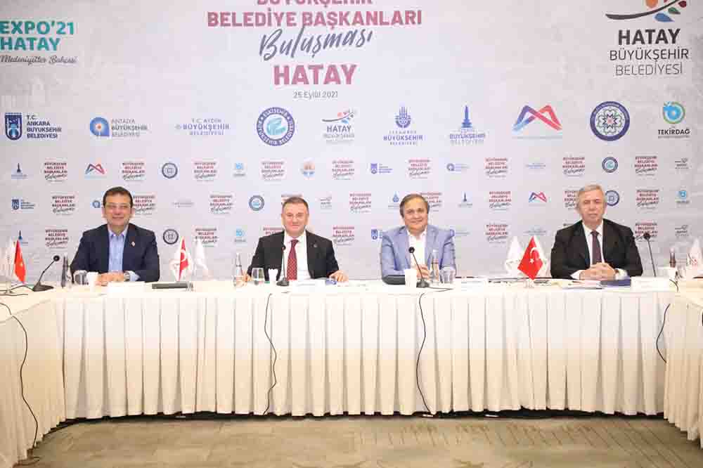 CHP’Lİ BÜYÜKŞEHİR BELEDİYE BAŞKANLARI HATAY’DA BULUŞTU