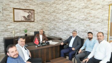 MİLLETVEKİLİ ŞANVERDİ’DEN GAZETEMİZE ZİYARET