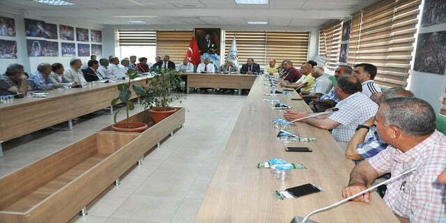 Başkan Şanverdi muhtarlarla sohbet toplantısına katıldı