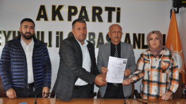 Mimar Mehmet Çüter, AK Parti’den Aday Adaylığını Açıkladı