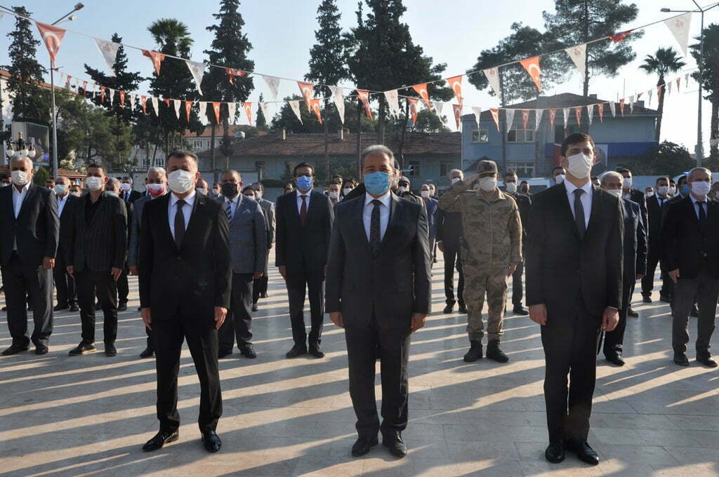 Gazi Mustafa Kemal Atatürk Reyhanlı’da Törenle Anıldı