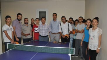 TÜRKİYE SURİYE GENÇLERİ MASA TENİSİ TURNUVASI