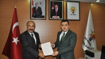 SARUHAN, MİLLETVEKİLİ ADAY ADAYLIĞI İÇİN RESMEN BAŞVURDU