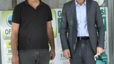 Kaymakam Öztürk,  Gazetemizi Ziyaret etti