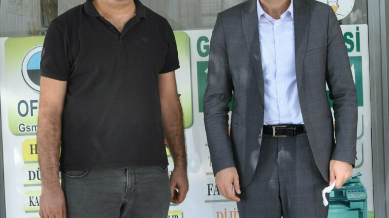 Kaymakam Öztürk, Gazetemizi Ziyaret etti