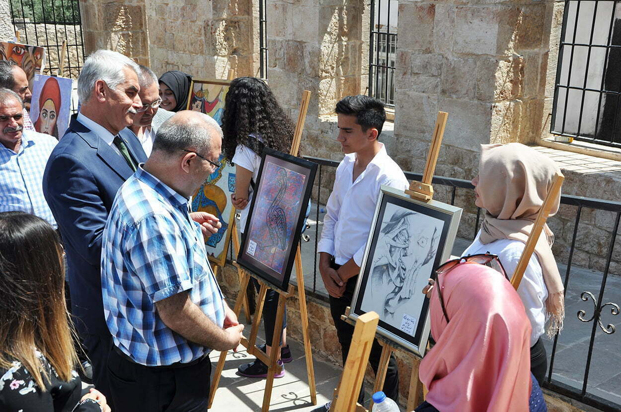 Liselilerden sanat günleri etkinliği
