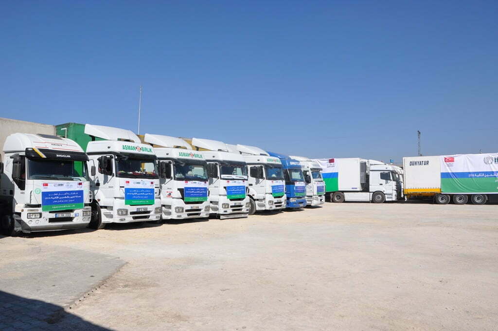 Suriye’ye 50 TIR’dan oluşan bin 250 ton un yardımı